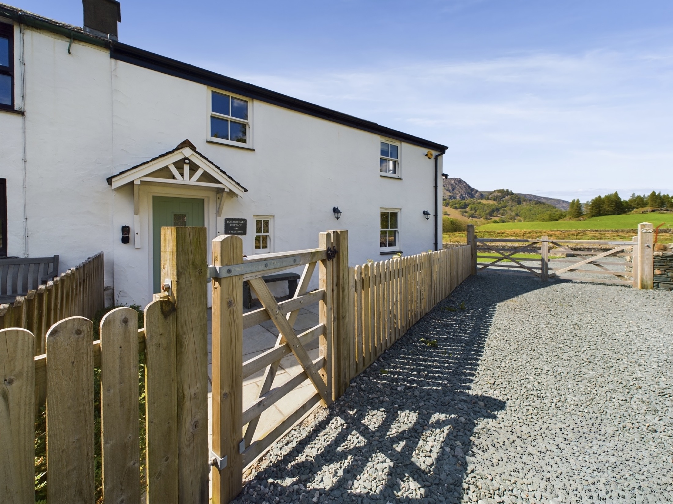 Borrowdale Cottage entrance and front gate