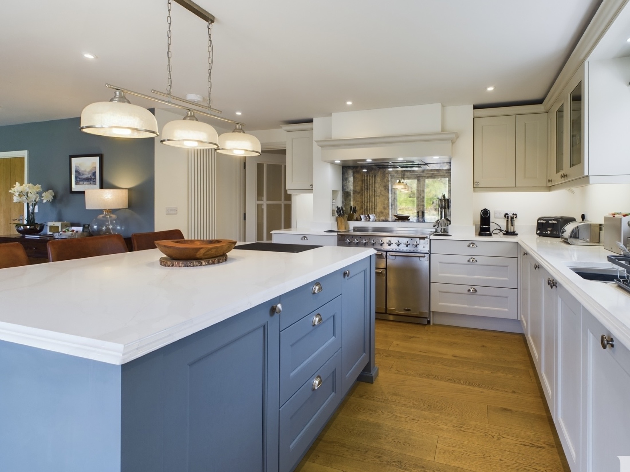 Modern open-plan kitchen at Borrowdale Cottage
